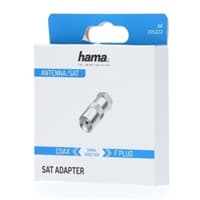 Hama SAT adapter, F-stik - koaksial kobling (00205222)