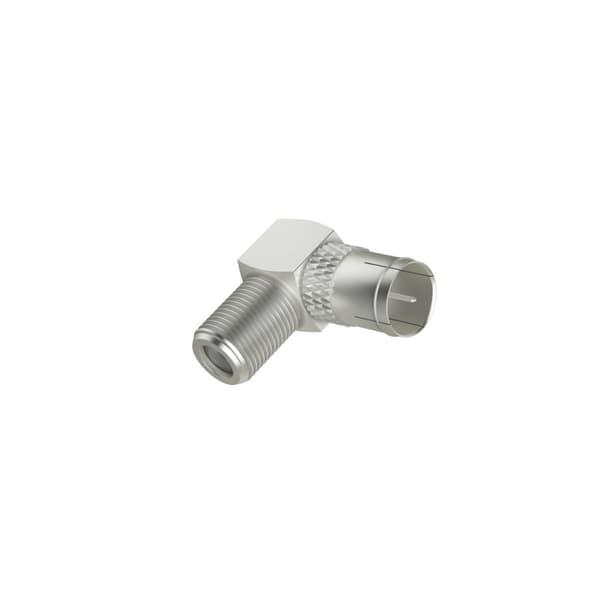 Hama SAT-adapter, hurtig F-stik - F-kobling, 90° (00205312)
