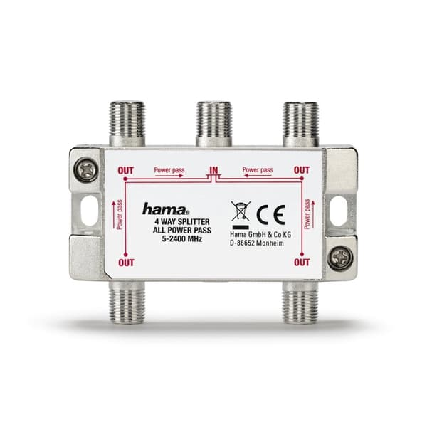 Hama 00179561 Network splitter metallic (00179561)
