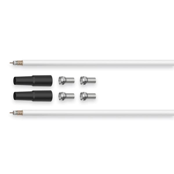 Hama 00179262 koaksialkabel 20 m F-type hvid (00179262)