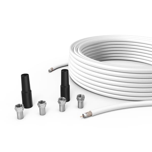 Hama 00179262 koaksialkabel 20 m F-type hvid (00179262)