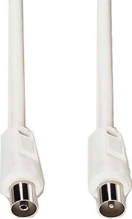 E+P antennekabel 2,5m HFC 2 afskærmning 75dB hvid - 3 1 (HFC2)