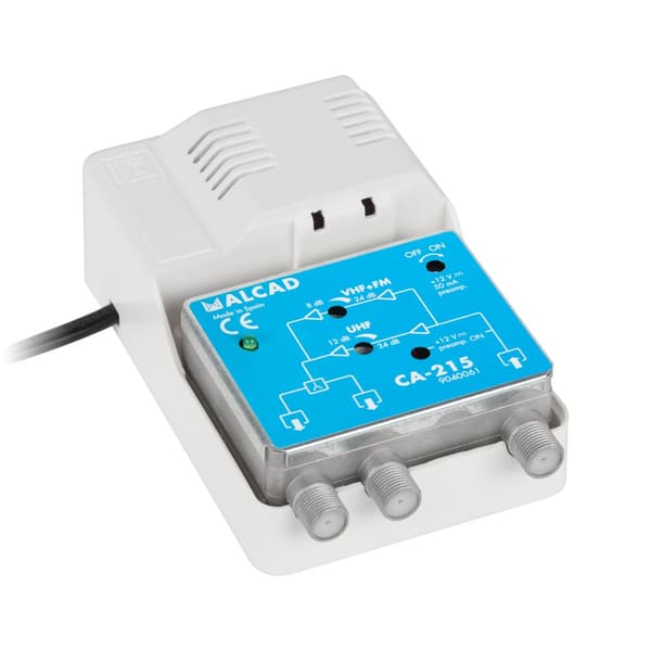 Bredbåndsantenneforstærker 12V CA-215 ALCAD