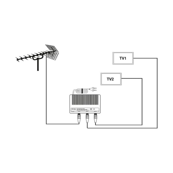 20dB antennesignalforstærker