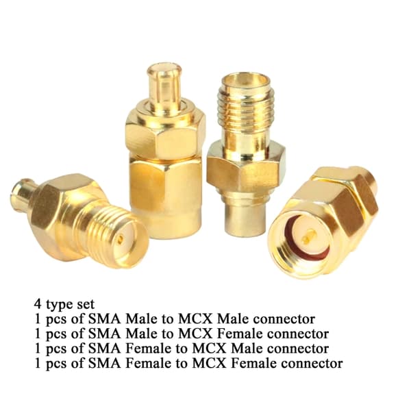 SMA till MCX Adapter - 4-pack