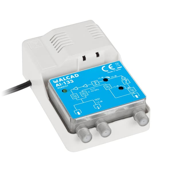 CATV indendørs antenneforstærker (RP 65 MHz) AI-133 ALCAD