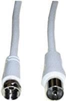 e+p FK 25 2,5m F stik koaksialstik Hvidt koaksialkabel (FK25)