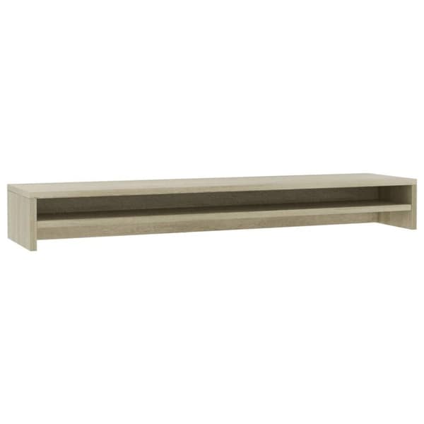 vidaXL skærmstander 100 x 24 x 13 cm spånplade sonoma-eg