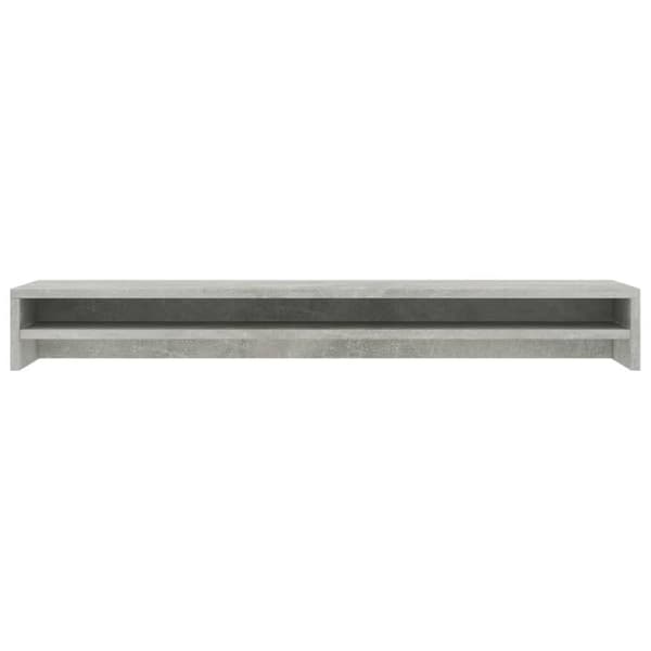 vidaXL Skjermstativ betonggrå 100x24x13 cm sponplate