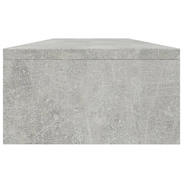 vidaXL Skjermstativ betonggrå 100x24x13 cm sponplate