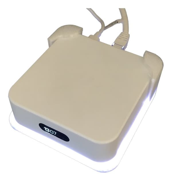 Amplifi Instant series wall-mount 3D printed clear plastic