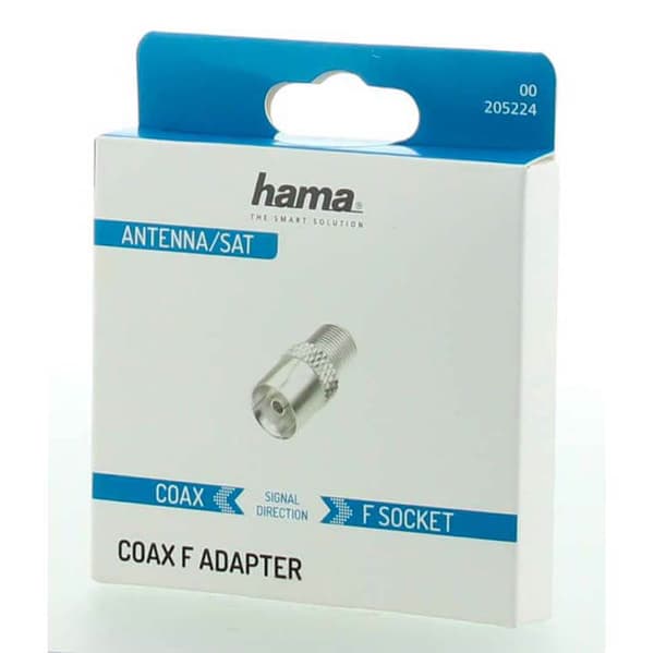 SAT-modtager Adapter F-stik Hun - Coax Hun