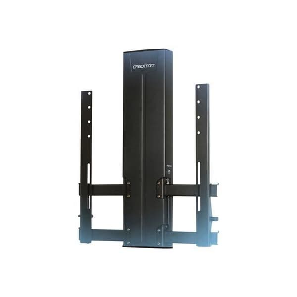 Ergotron Glide Wall Mount HD Monteringssats - Tiltbar konsol för 30" till 55" LCD-skärmar - Svart Svart