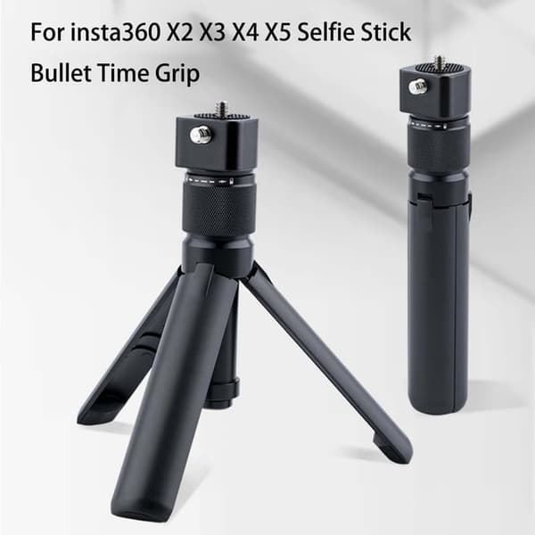 Sopii Insta360x3x4x5 panoraamaurheilukameralle Bullet Time pyörivä kahva jalusta selfie-pidike