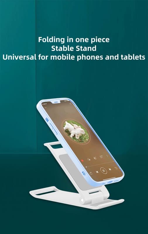 Philips DLK2109 mobil- og tabletholder | Justerbar og foldbar | Bordstativ til streaming, seng, videomøde og hjemmebrug