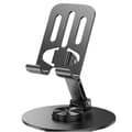 Miniatyrbillede 1 af 5: Metal Mobiltelefonholder A121 – 360° Drejelig og Foldbar, Til Bord & Tablet, Grå