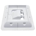 Miniatyrbillede 2 af 2: Solpanelmonteringsbeslag, holdbar ABS-konstruktion, alsidig anvendelse,B