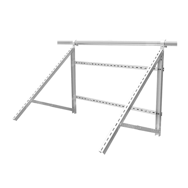 Justerbar solpanel monteringsbeslag, let aluminium, vejrresistent design.