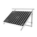 Miniatyrbillede 1 af 4: Justerbar solpanel monteringsbeslag, let aluminium, vejrresistent design.