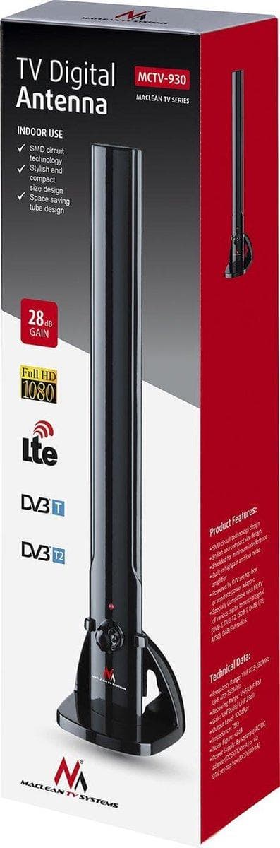 Maclean MCTV-930 tv-antenn inomhus