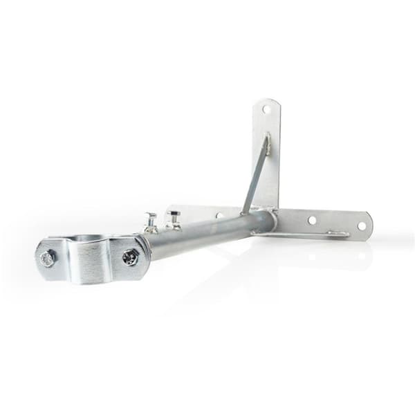 Nedis Satellitt-veggfeste | Minimum vegg avstand: 550 mm | Maksimum vegg avstand: 950 mm | Avstand til vegg: 0.00 mm | Diameterklemme: 32 - 42 mm | St Sølv