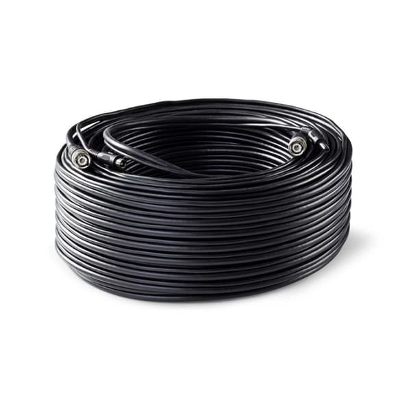 Nedis CCTV Overvågningskabel | BNC / DC | 50.0 m | Runde | PVC | Sort | Gaveæske