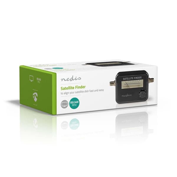 Nedis Satellit Signal Strength Meter | 950-2400 MHz | Input følsomhed: 83 dB | Output niveau: 102 dBuV | Sort
