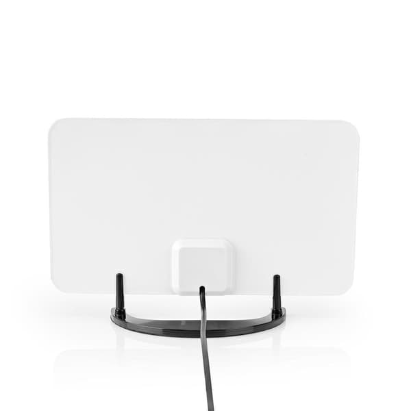 Nedis innendørs antenne | Aktiv | FM / UHF / VHF | Mottaksområde: 0-25 km | LTE700 | Forsterkning: 26 dB | ABS | Sort