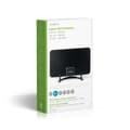 Miniatyrbilde 8 av 9: Nedis innendørs antenne | Aktiv | FM / UHF / VHF | Mottaksområde: 0-25 km | LTE700 | Forsterkning: 26 dB | ABS | Sort