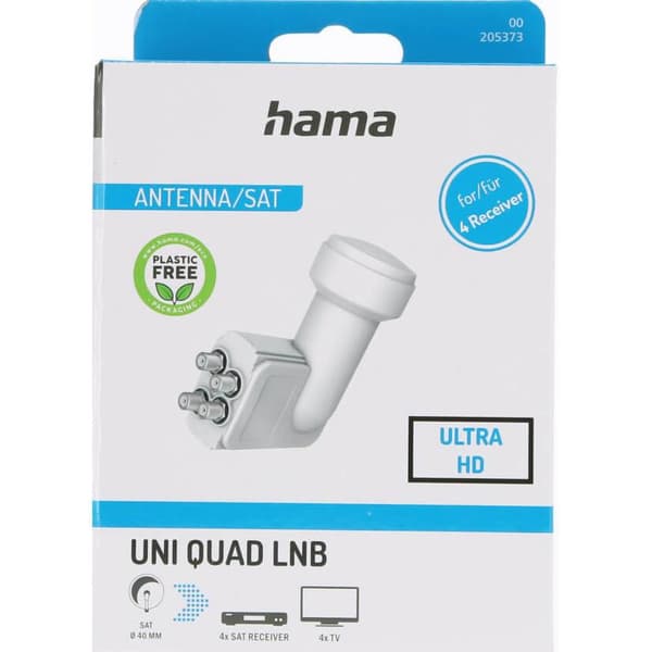 Hama Universal LNB Quad Hvid