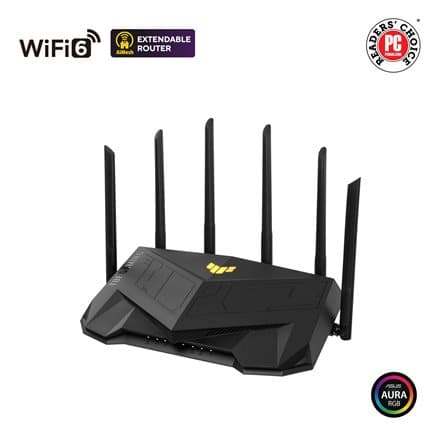 ASUS TUF Gaming AX6000 - wireless router - Wi-Fi 6 - desktop Sort