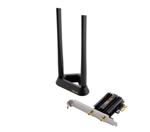 Tri Band PCI-E WiFi 6E | PCE-AXE59BT | 802.11ax | 574/2402/2042574/2402/2042 Mbit/s | Mesh Support No | MU-MiMO No | No mobile broadband | 36 month(s)
