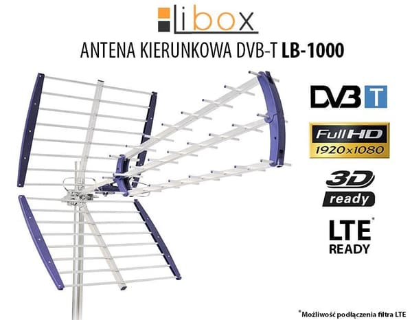 Libox LB-1000, Antenne TV DVB-T - 16,5 dB