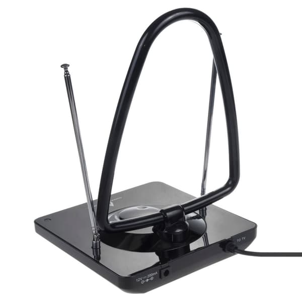 Maclean MCTV-963 High Gain indendørs antenneantenne Lavstøj Digital Analog Freeview FM DVB Strongt 4
