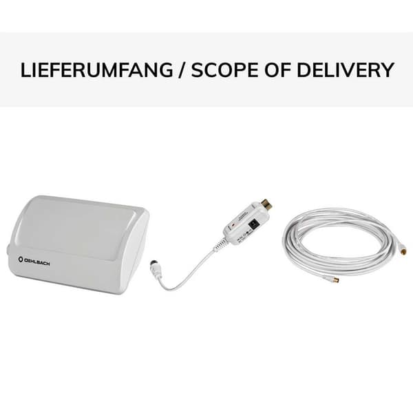 Oehlbach Antenne D1c17221 Hvid