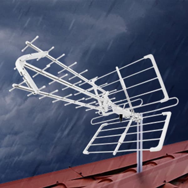 DVB-T2 Antenne Spacetronik EOS PRO Combo Hvid