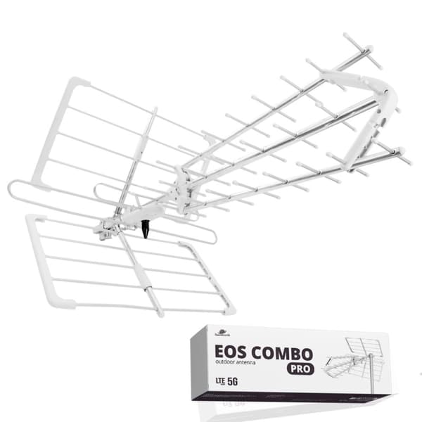 DVB-T2 Antenne Spacetronik EOS PRO Combo Hvid