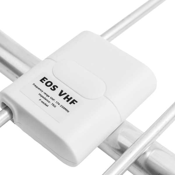 DVB-T/T2 antenne Spacetronik EOS VHF pol. H hvid