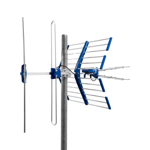 TV-antenne DVB-T/T2 VHF/UHF TT W21 Guld COMBO 5G Beskyttet Telkom Telmor