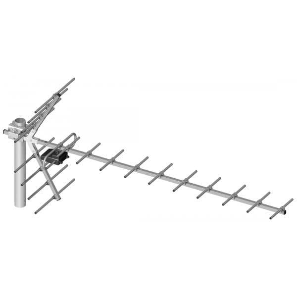 Retningsbestemt tv-antenne 21-60 "Yaga" 19-elements sym. almindelig