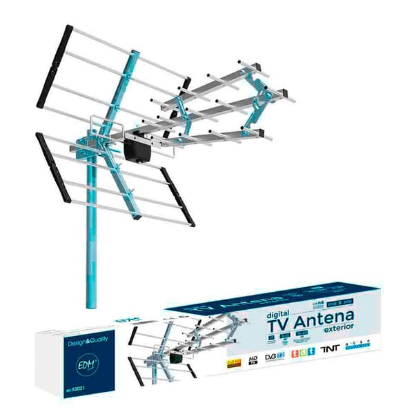 Edm Uhf Exterior Tv 470-694mhz Antenne Blå