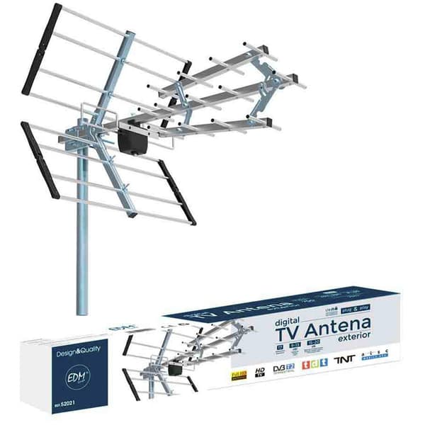 Edm Uhf Exterior Tv 470-694mhz Antenne Blå