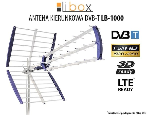 Libox LB-1000, Antenne TV DVB-T - 16,5 dB