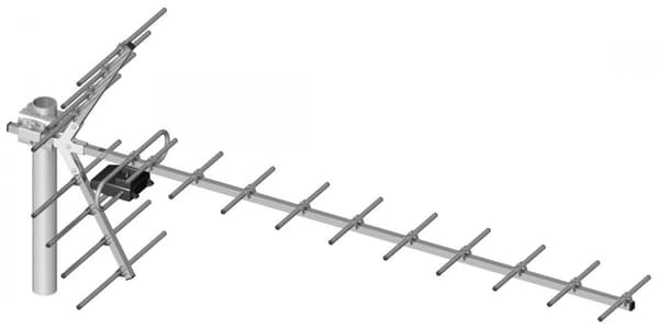 Retningsbestemt tv-antenne 21-60 "Yaga" 19-element uden Thames balancer
