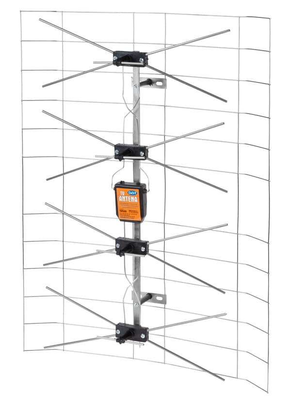 TV-antennenet hvid-tom