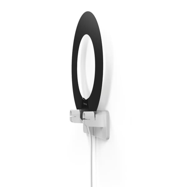 Hama DVB-T/DVB-T2 indendørs antenne Performance 45 Ring Design Active White