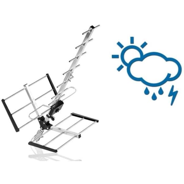 EN FÖR ALLA SV9354 Professional Line Amplified Outdoor TV-antenn