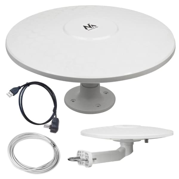 Omnidirektionel DVB-T/T2 HEVC-antenne Maclean, aktiv, campingvogn, MCTV-947