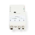 Miniatyrbillede 2 af 9: Nedis CATV forstærker | Forstærkning: 25 dB | 47 - 694 MHz | Antal output: 2 | Få kontrol | Hvid