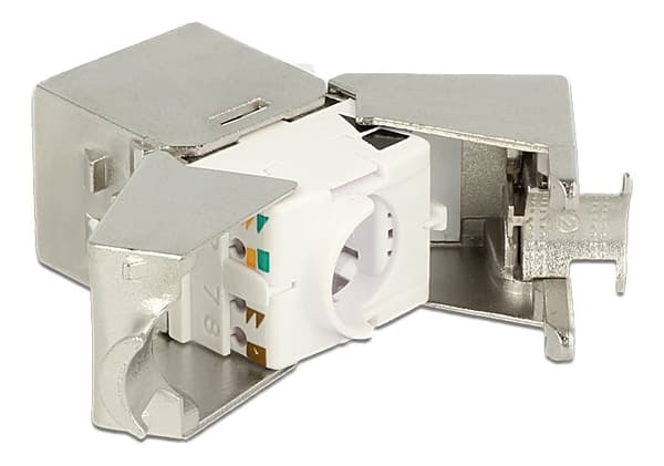 Keystone Module RJ45 jack > LSA Cat.6A STP compact